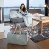 Relaxdays Kaminholztasche aus Filz, tragbarer Produktbild-Vorschau 2