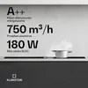 Klarstein AirJet FlexPro Płyta indukcyjna z okapem - Klasa Podgląd zdjęcia produktu 3