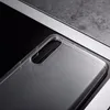 A close-up shot of a transparent phone case, showing the camera cutout. Produktbild-Vorschau