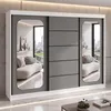 BELANO Schwebetürenschrank 200 cm mit Spiegel – Produktbild-Vorschau 2