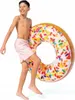 Koło do pływania, duże dmuchane kółko, Sprinkle Donut, 114 Podgląd zdjęcia produktu 3
