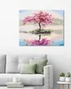 Zuty - Malen nach Zahlen - BLÜHENDE SAKURA AM SEE, 40x50 Produktbild-Vorschau 2