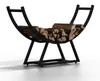 Feuerholzregal 94x21x55cm Kaminholz Holzlager Brennholz Produktbild-Vorschau 1