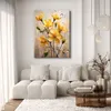 Leinwandbild Gelbe Blumen Regentropfen 40x60 Feeby Gelb Produktbild-Vorschau 2