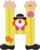 Sevi Buchstabenclown H: 10 cm (81744) Produktbild-Vorschau 1