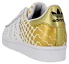 Adidas Superstar Damen Sneaker Gold-Akzente Gr. 40 Produktbild-Vorschau 3