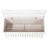 vidaXL Gartentruhe Weiß 108x42,5x54 cm Massivholz Kiefer - Produktbild-Vorschau 7