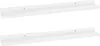 Two white shelves are shown against a white background. Produktbild-Vorschau