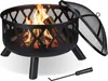 Relaxdays Feuerschale mit Funkenschutz, Ø 62 cm, mit Produktbild-Vorschau 2