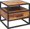 FineBuy console da letto in legno massiccio Sheesham con Anteprima dell’immagine prodotto 6