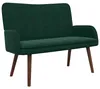vidaXL Dvoudílná pohovka, tmavě zelená, 115 x 61 x 87 cm, Náhled obrázku produktu 1