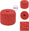 vidaXL Bootsseil Rot 14 mm 100 m Polypropylen -  Seile Produktbild-Vorschau 1
