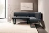 byLIVING Eckbank VANCOUVER / Webstoff anthrazit / Metall Produktbild-Vorschau 2