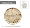 2 piatti per pizza Granito, diametro 31,5 cm, piatti XL per Anteprima dell’immagine prodotto 3