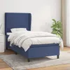 Boxspringbett mit Matratze Blau 80x200 cm Stoff Produktbild-Vorschau 2