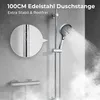 JOHO douchestangset met handdouche, slang en beugel, Productafbeelding-voorbeeld 2