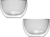lot de 2 bols en verre à double paroi 220ml - L'élégance Voir les images du produit 2