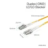 Duplex Patchkabel LC/LC 50/125µ OM2 1m Produktbild-Vorschau 3