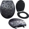 Grafner® WC Sitz mit Absenkautomatik Motiv Black Drops Produktbild-Vorschau 1