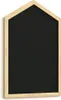 A house-shaped blackboard with a natural wood frame, shown against a white background. Anteprima dell’immagine prodotto