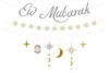 Eid Mubarak Girlande 200cm Papier Banner mit Schriftzug Produktbild-Vorschau