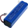 A blue battery pack with wires and a connector is shown against a white background. Produktbild-Vorschau