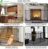 VOUNOT® Kaminschutzgitter Metall, 6 Elemente Produktbild-Vorschau 2