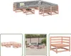 The Living Store 9-tlg. Garten-Sofagarnitur Massivholz Produktbild-Vorschau 1