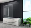 Eck-Duschtrennwand AROUND 75 (Badewanne) Produktbild-Vorschau 1