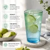 6 Trinkgläser Bunt Gläser Set Wassergläser Wasserglas Produktbild-Vorschau 8