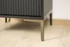 Eleganti gambe per mobili in cromo nero, altezza 15 cm - Anteprima dell’immagine prodotto 6