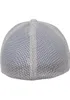 Flexfit Mesh Trucker Trucker Cap mit BW weiß/schwarz S/M Anteprima dell’immagine prodotto 11