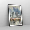 Gerahmtes Poster - Schwarzer Rahmen - London Aquarell Produktbild-Vorschau 8