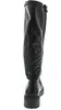 A black boot shown from the back. Voir les images du produit