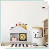 Relaxdays Kinderregal Haus, HxBxT: 67 x 60 x 30 cm, 6 Produktbild-Vorschau 3