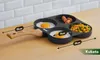 Kuketo | Pancake Pfanne Mit Deckel – 4 Mulden Ø 9 cm, Produktbild-Vorschau 6