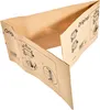 A folded piece of cardboard with printed instructions. Náhľad obrázku produktu