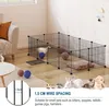 EUGAD Freigehege für Kleintiere 36cm hoch Indoor&draußen, Produktbild-Vorschau 4