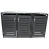 DEGAMO Mülltonnenbox  3er KÖLN 200x80x116cm für Tonnen 120 Produktbild-Vorschau 2