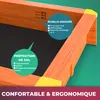 SPIELWERK® Merle pieskovisko slnečná strieška 143x130x130cm Náhľad obrázku produktu 12