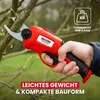 WALTER Akku-Astschere 4 V, Bypass Gartenschere 10 mm, inkl. Produktbild-Vorschau 9