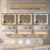 Spiegelschrank 120x13x90cm Badezimmerschrank mit LED und 3 Produktbild-Vorschau 3