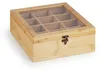 Relaxdays Teebox, 12 Fächer, Bambus, HxBxT: 9,5 x 26,5 x Produktbild-Vorschau 11