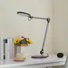 Lindby LED-Tischleuchte Nyxaris, grau, Metall, CCT, 50 cm Produktbild-Vorschau 3