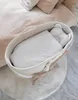 BOHO Handgefertigter Babykorb mit Ständer - Creme Produktbild-Vorschau 16