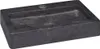 Wandwaschbecken Schwarz 38x24x6,5 cm Marmor Produktbild-Vorschau 1