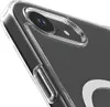 A close-up view of a clear phone case, showing the camera cutout and side buttons. Náhled obrázku produktu