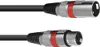 OMNITRONIC XLR Kabel 3pol 1m sw/rt Produktbild-Vorschau 1