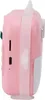 Side view of a pink mini-thermo printer with camera. Produktbild-Vorschau