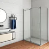 110x90cm & 6mm Sicherheitsglas Höhe 195cm Schwebetür Produktbild-Vorschau 1